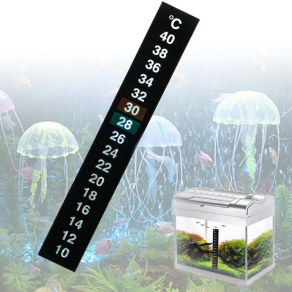 

3pcs Digital Aquarium Fish Tank Fridge Thermometer Sticker Measurement Stickers Temperature Control Tools