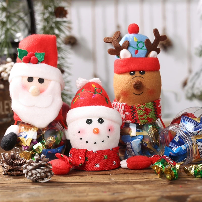 Рождественские новогодние DIY рождественские украшения креативные банки для