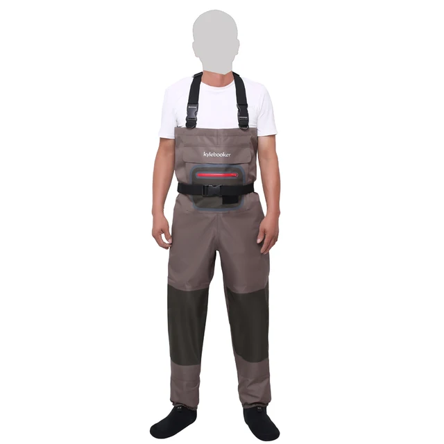 $US $75.63 Lightweight Breathable Fly Fishing Chest Waders Stockingfoot Waders for Men and Women