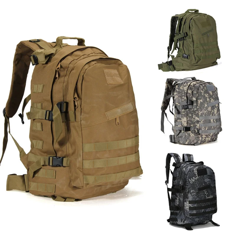 Military Backpack Rucksack Trekking Travel Outdoor-Sport Camping 55L 3D