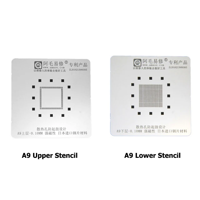 A9 Lower Upper AMAOE процессор ram Магнитная реболлинг Платформа A8 A9 A10 A11 A12 реболлинг комплект с BGA трафарет - Цвет: A9 Lower Upper