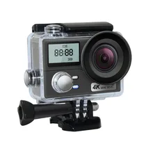 16MP двойной Экран со сверхвысоким разрешением Ultra HD, 4K экшн Камера Удаленная камера WIFI 170D возможностью погружения на глубину до 30 м подводный Водонепроницаемый видеокамера для занятий спортом, Камера мини-камера для крепления на шлеме