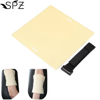 

20x20 Tattoo Supplies Practice Skin With Arm Strap Double Side Use Beginner Leather Products Equipment Silicone Sheet Pad