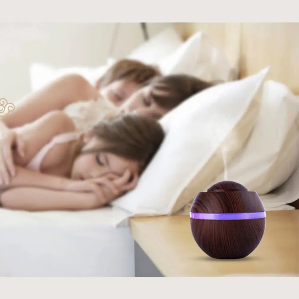 

USB LED Ultrasonic Air Humidifier Essential Aroma Diffuser Purifier Aroma Lamp Electric Mist Maker for Home Office