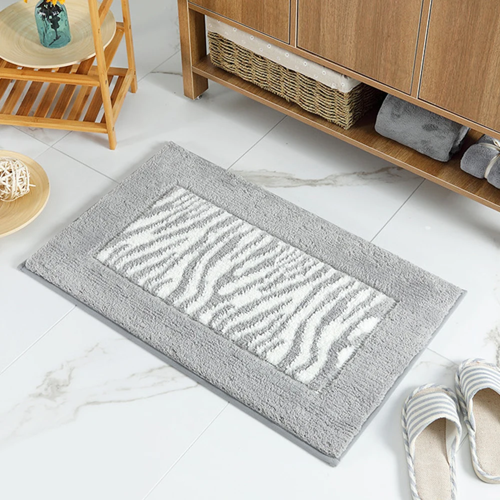 Полиэстеровый коврик для ванной комнаты, нескользящий коврик для двери, декоративный ковер для спальни, напольный коврик для душа, Декор