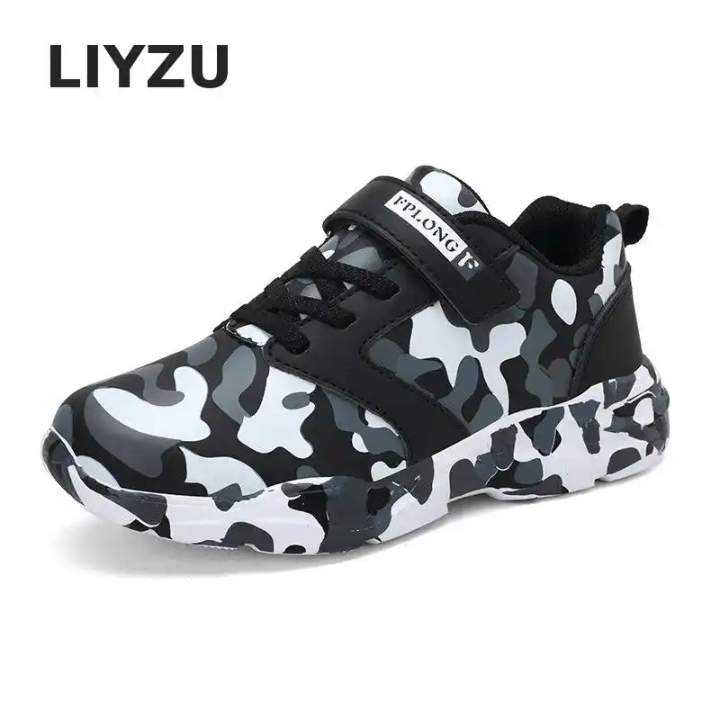 Children Boy Girl Mesh Sports Shoes Elastic Sneakers Running Trainers Gym Casual