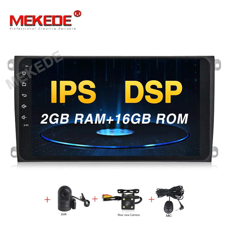 MEKEDE 9 дюймов 4G ram Android 9,0 DSP автомобильный dvd-плеер для Porsche Cayenne 2003-2013 с радио Wifi gps DVR большой экран - Цвет: 16G DVD camera DVR