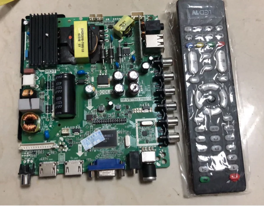 Оригинальная 32 47 дюймовая материнская плата TP. Vst59s. Pb813 напряжение 65 в|tp pb813| |