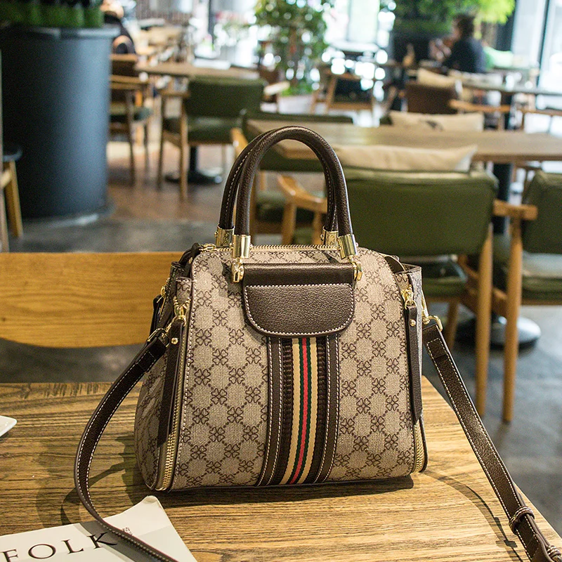 

Brand Big Women Bag luxury High Quality Casual Female Trunk Tote Shoulder Bag Ladies Large purses Casual Tote Flower Printing