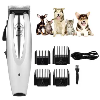 

Electrical Dog Hair Trimmer USB Charging Pet Hair Clipper Rechargeable Low-noise Cat Hair Remover Dog Supplies