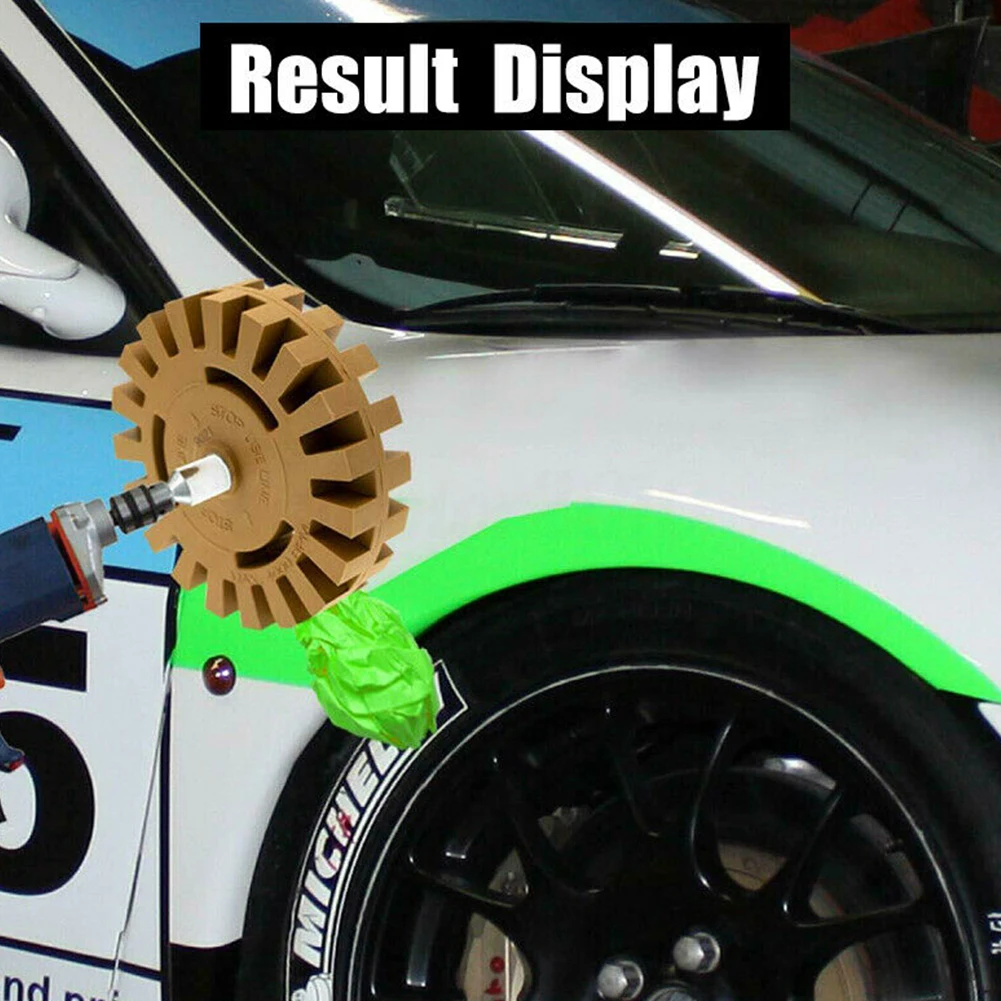 Practical Universal Round Mini Paint Removal Repair Pneumatic Powerful Durable Lightweight Rubber Wheel Clean Auto Eraser