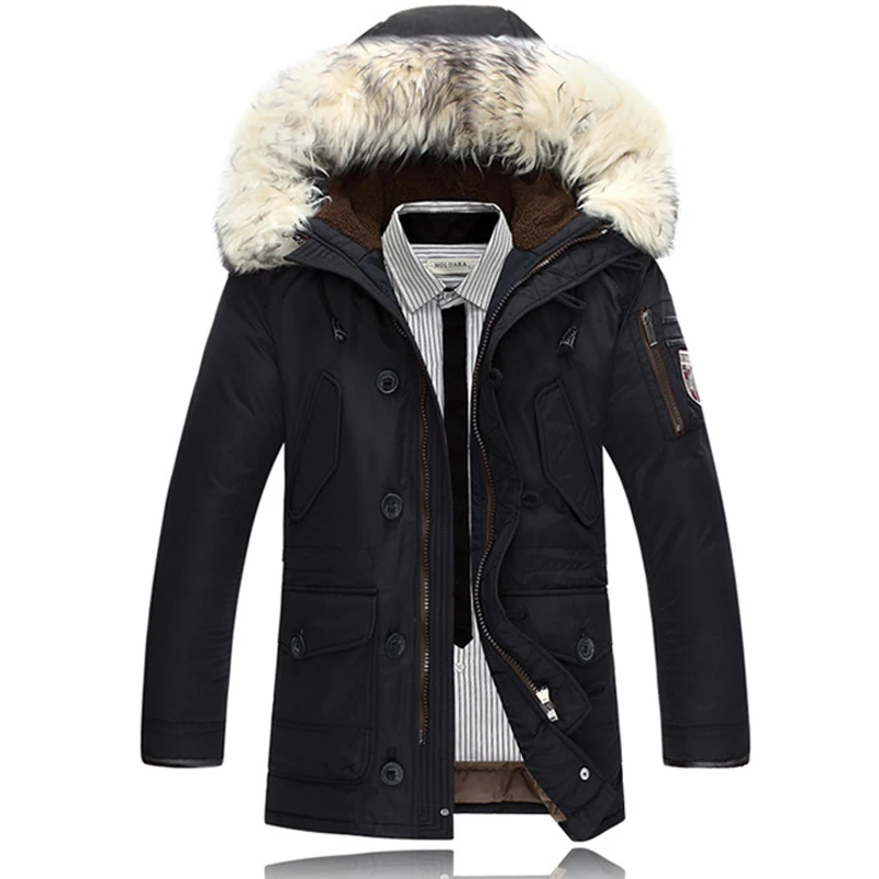 Winter Down Jacket Men Windbreaker 