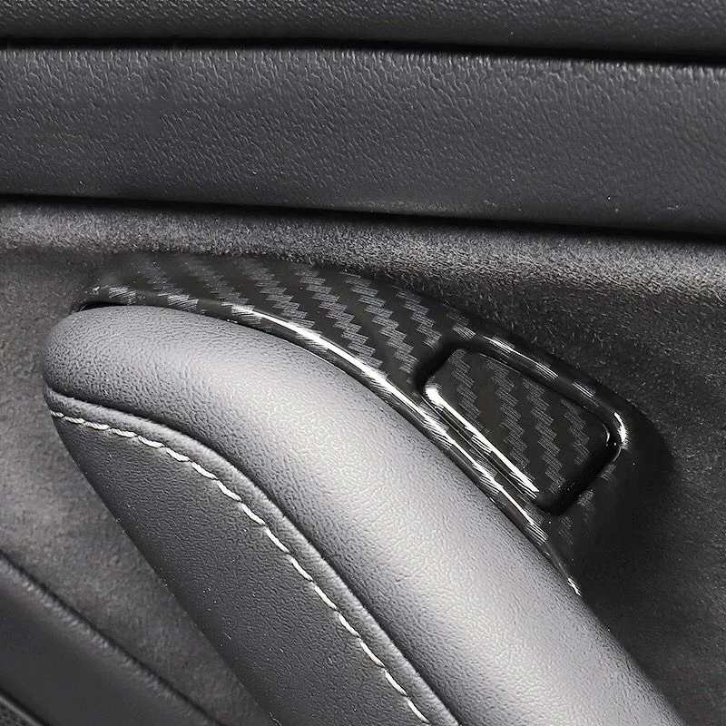 Автомобильная дверная ручка подлокотник Кнопка Подъема Окна рамка наклейка для