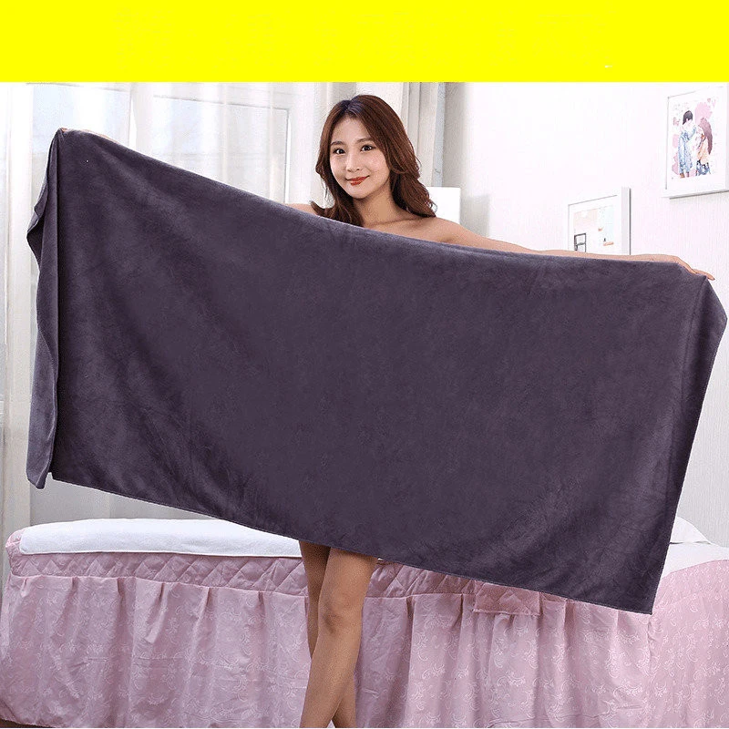 Банное полотенце из микрофибры для лица взрослых однотонное мягкое супер