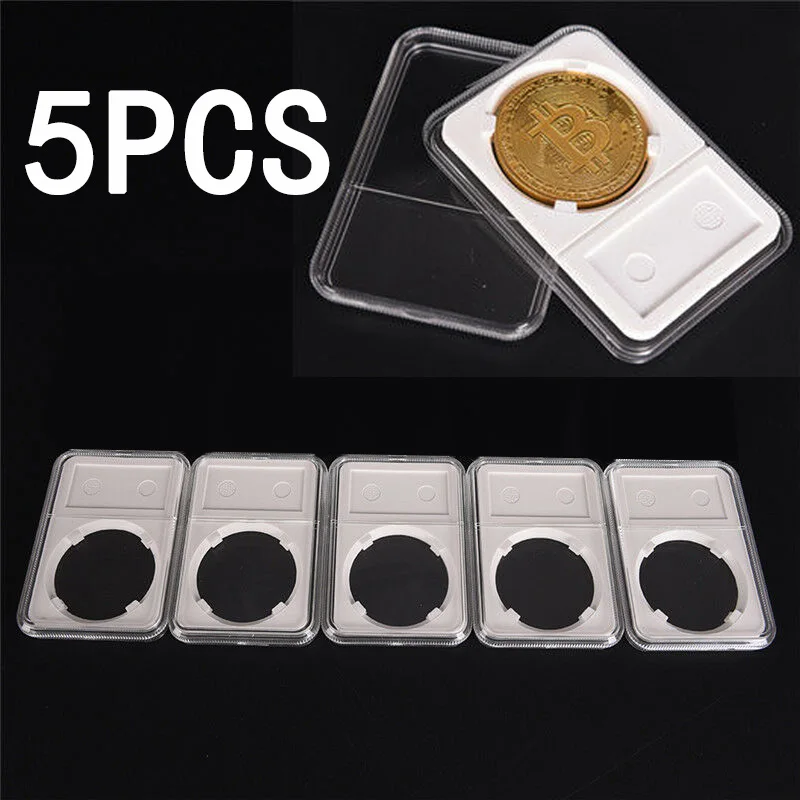 DISPLAY STORAGE ONE Slab Holder For NGC PCGS Style For 38mm Coin BUY 1 GET1 FREE 