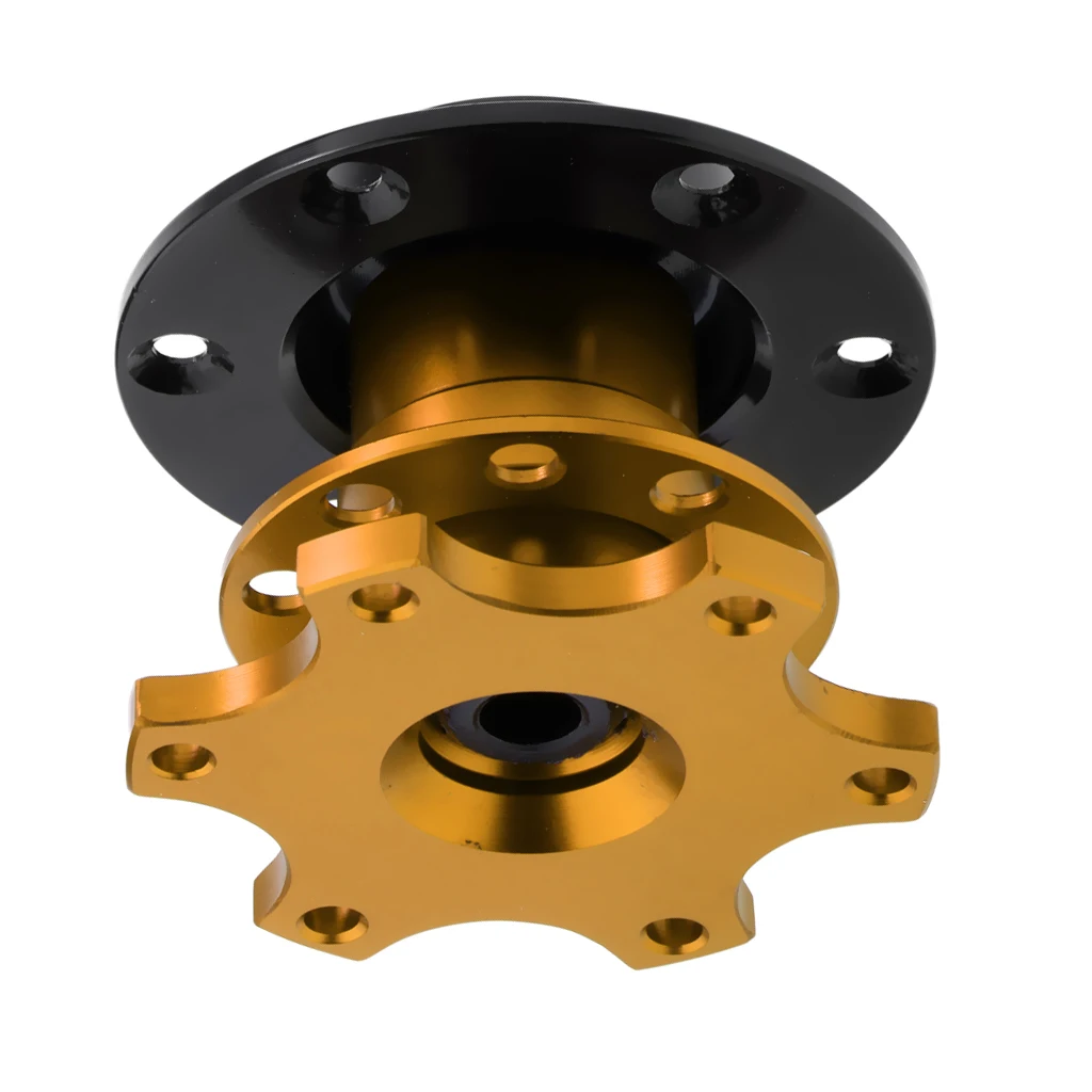 Universal Quick Release Snap Off Steering Wheel Boss Hub Race/Rally/Motorsport , Aluminum Alloy,  3.35x2.76 inch