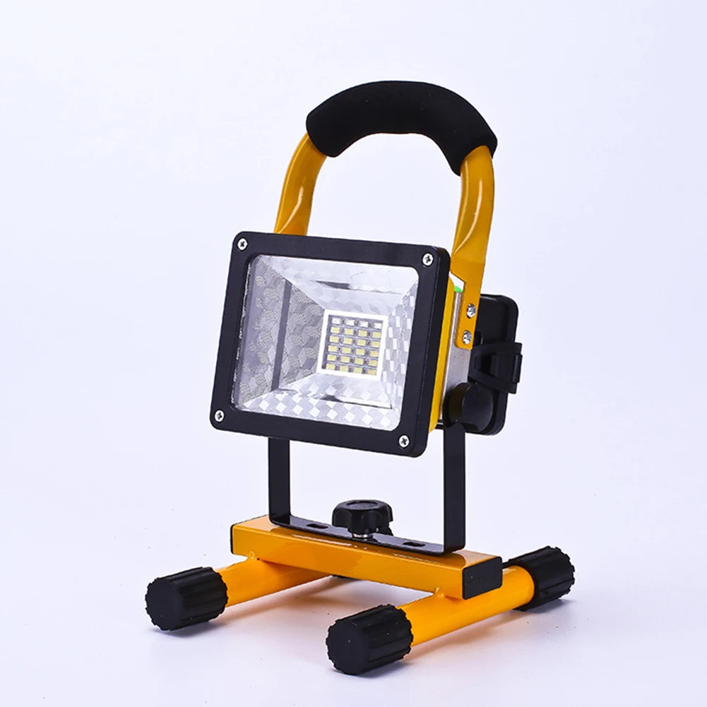 

Lawn Lamp LED Flood Light Strong Light Searchlight Construction Site Move Miner's Lamp Red and Blue Flash Warning Light