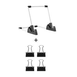 Suporte de três velocidades para notebook, a4, criativo, display plano, destacável, dobrável, preguiçoso