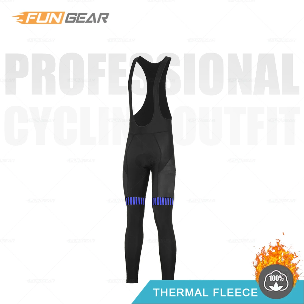 Bib Pants Ropa Ciclismo зимняя одежда для велоспорта Женская Термальная флисовая майка комплект одежды с длинными рукавами теплый комбинезон для шоссейного велосипеда - Цвет: Bib Pants