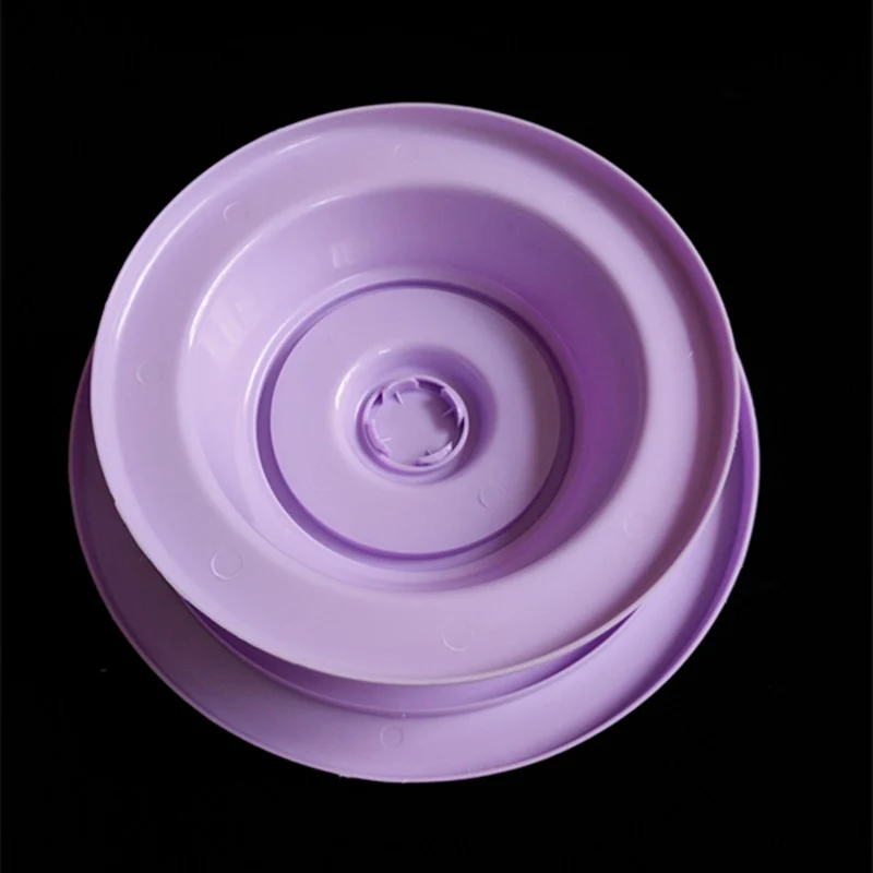  Plastic Cake Plate Turntable Rotating Anti-skid Round Cake Stand Cake Decorating Rotary Table Kitch