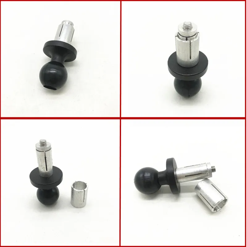 Camera Support Easy Install Hollowed Out Ball Head Mount Phone Holder Practical DIY Fork Stem Base Motorcycle Rubber Bicycle