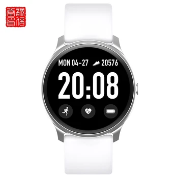 

KW19 Smart watch ultra-thin Colorful Sports Bluetooth Heart Rate Pedometer Sleep Waterproof Bracelet Notification sync