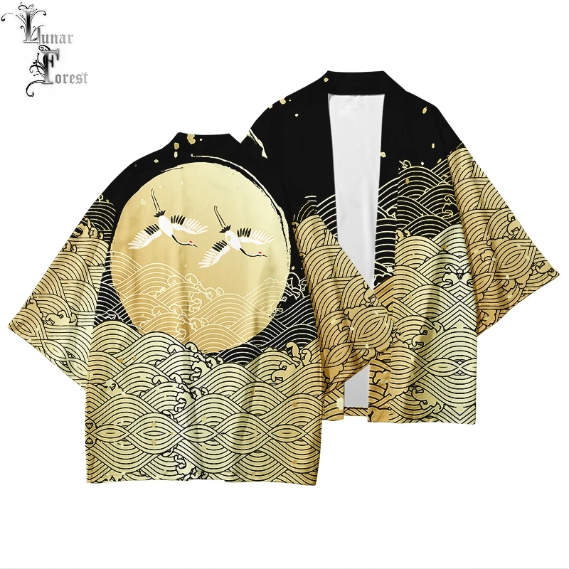 Японское кимоно Haori Yukata 3D печать Косплей женщин/мужчин мода лето Повседневная крутая короткий рукав