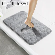 High Quality 40x60cm rectangl Bath Mat Bathroom Bedroom Non-slip Mats Foam Rug Shower Carpet for Bathroom Kitchen Bedroom