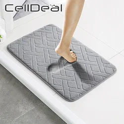 High Quality 40x60cm rectangl Bath Mat Bathroom Bedroom Non-slip Mats Foam Rug Shower Carpet for Bathroom Kitchen Bedroom