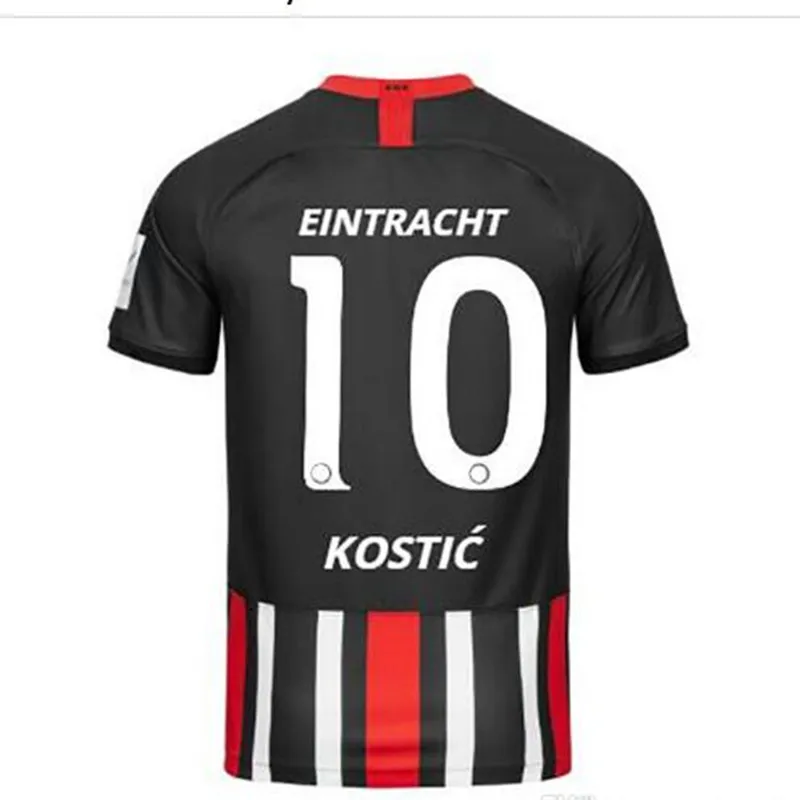 19 20 Eintracht Frankfurt Футбольная Футболка для дома на выезде из майнкрата Лига Европы HALLER JOVIC REBIC футболки для футбола