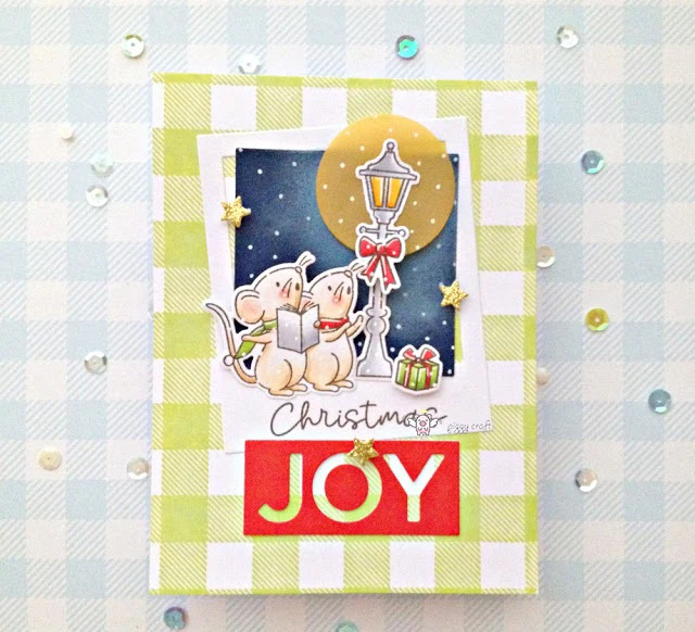 topini carols HB plaid verde card (1)