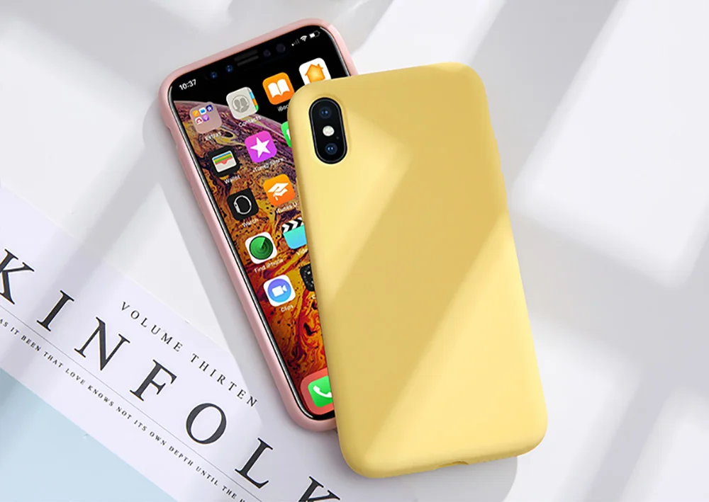 Силиконовый чехол для iPhone 11 Pro Max 11 Pro, высокое качество, официальный чехол s для iPhone 7 8 Plus X Xr Xs Max