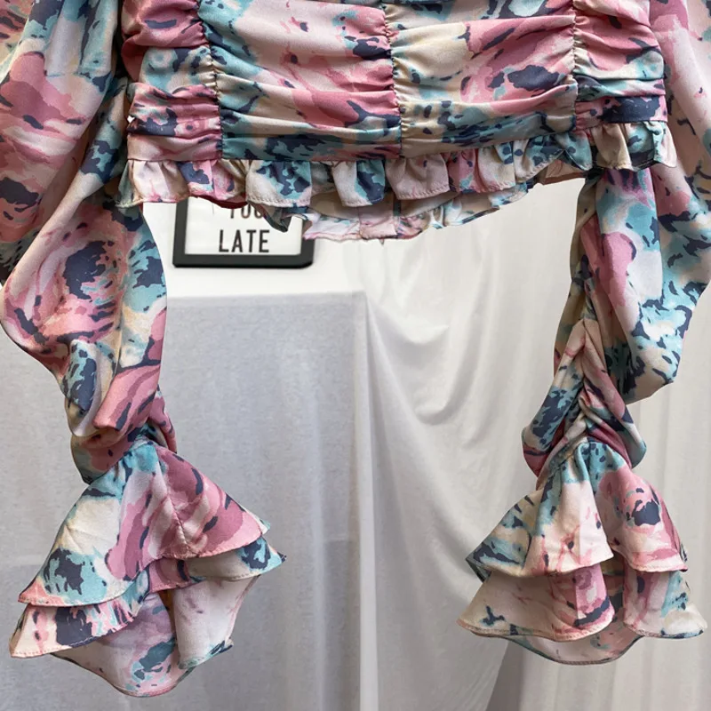 DEAT 2020 New Spring Summer New Lotus Sleeve One