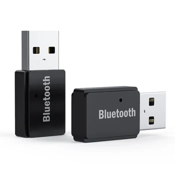 

USB Wireless Bluetooth 5.0 Audio Transmitter for Windows Linux PC Computer Terminal Plug Audio Frequency Connector