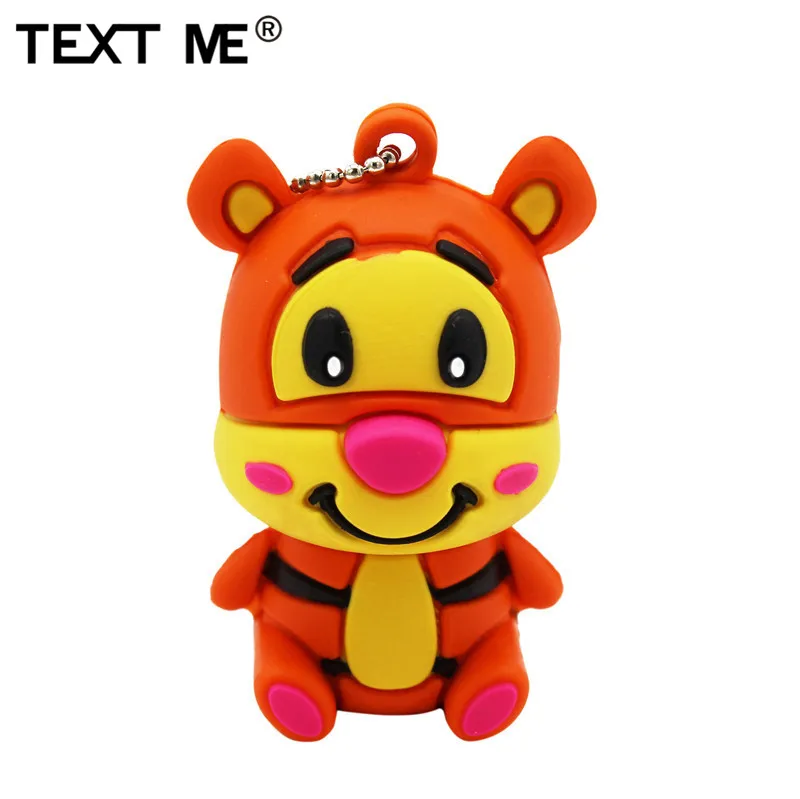 TEXT ME 64 ГБ 4 ГБ 8 ГБ 16 ГБ 32 ГБ милый мини-поросенок тигренок модель usb флеш-накопитель usb 2,0 флешка