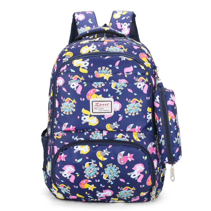 

Schoolbag 2019 New Style Backpack Women's Large Schoolbag for Elementary School Students 5.6 Grade Schoolbag