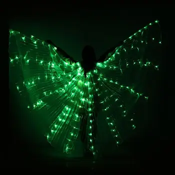 

Adult Led Light Wings Belly Dance Fluorescent Dance Cloak Electronic Wings Illuminating Performance Clothing Tools