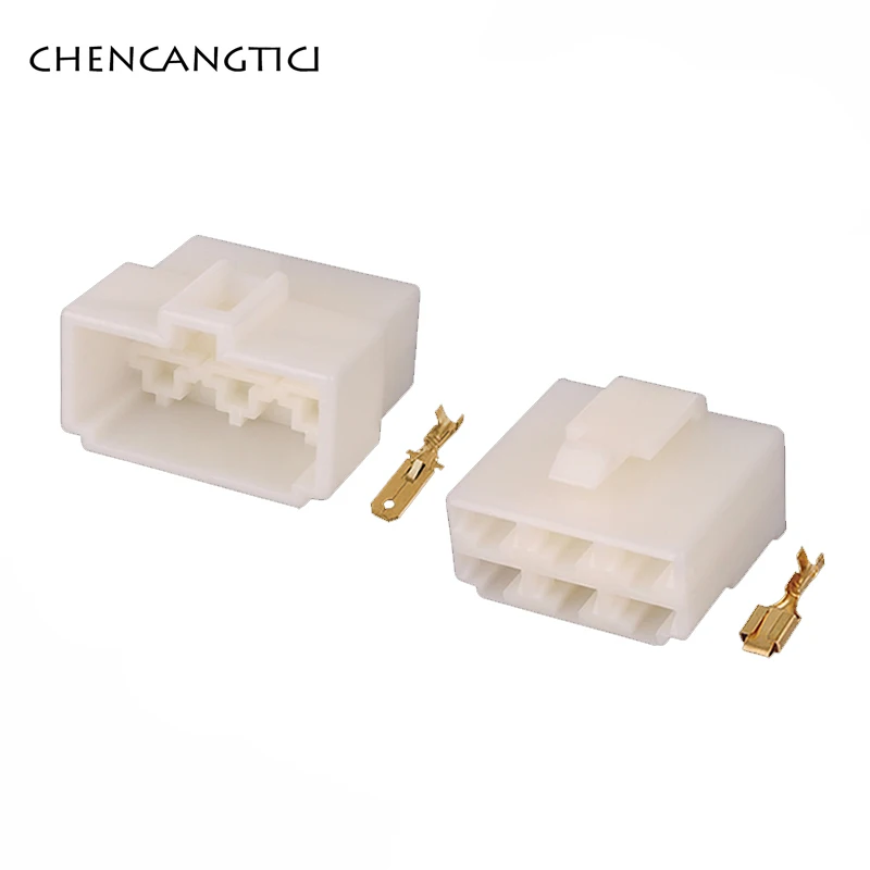 

5 sets 6 Pin way ABS Plastic Electrical Wire Connectors Plug Male or female Automobile Connector DJ7061-6.3-11