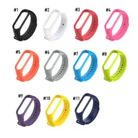 1x Silicone Smart Bracelet For Xiaomi Mi Band 3 4 Sport Strap watch wrist strap For xiaomi mi band 3 4 bracelet Miband 4 3 Strap