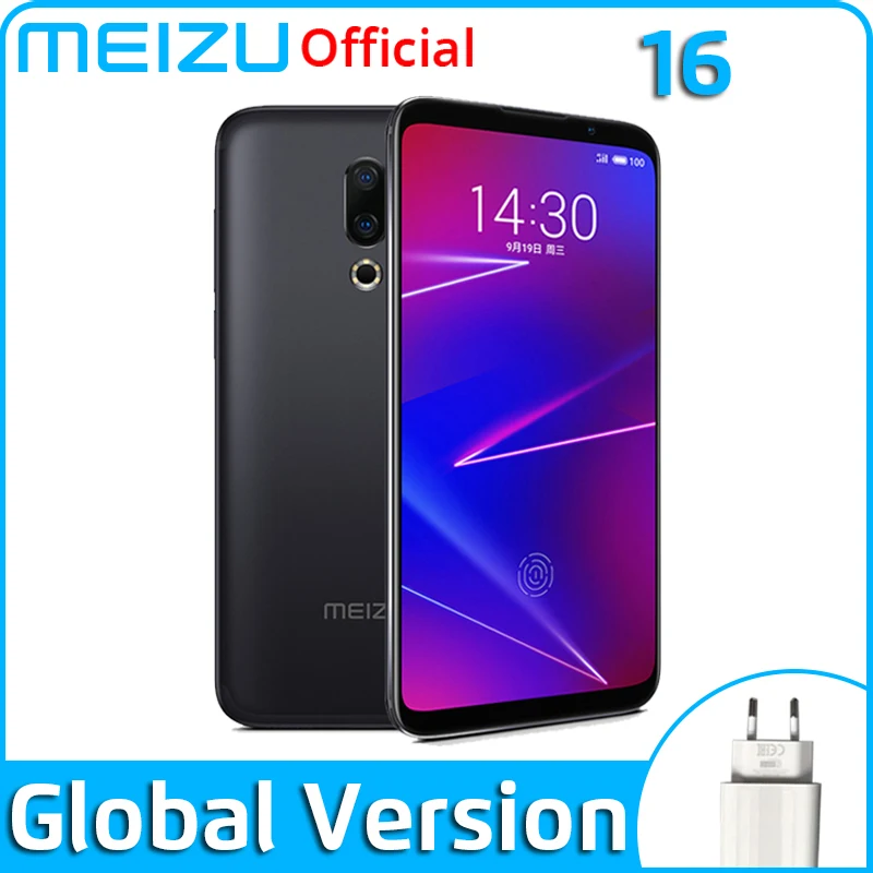 Meizu 16 смартфон с восьмиядерным процессором Snapdragon 710, ОЗУ 6 ГБ, ПЗУ 64 ГБ, 20 МП, 3100 мАч|Смартфоны и мобильные телефоны|   | АлиЭкспресс