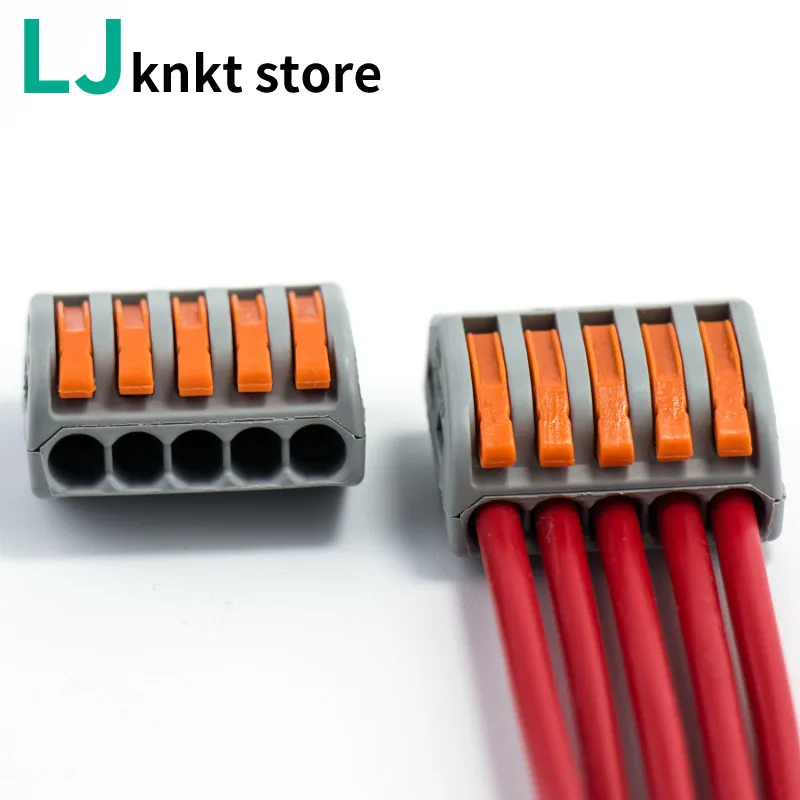 

Universal Cable Connectors 215-TYPE Fast Home Compact Connection push in Wiring Terminal Block PCT-215 Splice