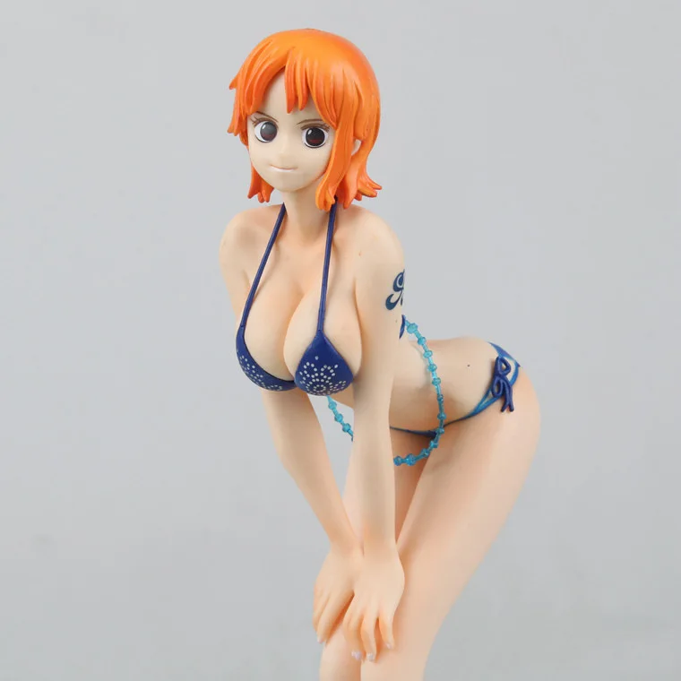 

Anime Navigation/One Piece Pop Swimwear Nami Blue Red Spot Color Boxed Garage Kit Model