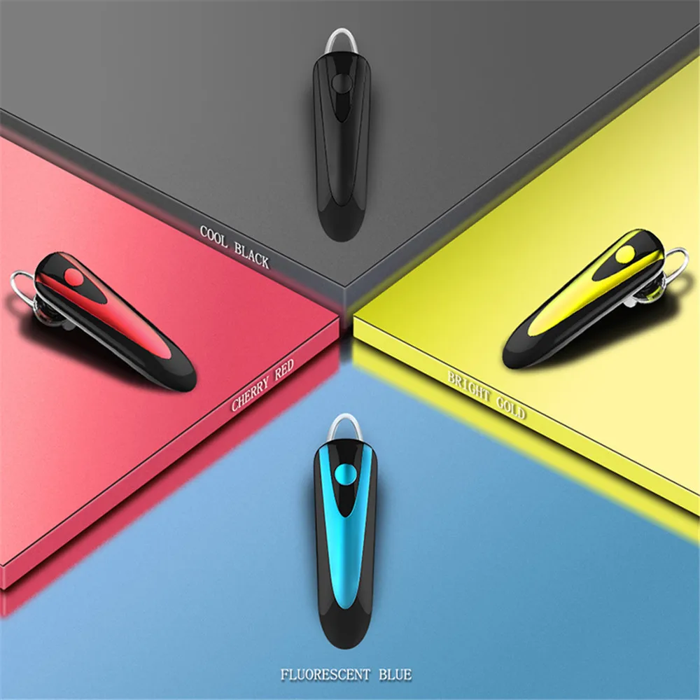 HYASIA IPX5 Sweat proof Bluetooth Headset Bluetooth 5 0 Earphone Hands free Headphone Mini Wireless Headsets Earbud Earpiece