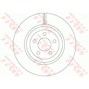 

Disc brake CHRYSLER 300C 04 front D = 345mm. TRW DF6244S