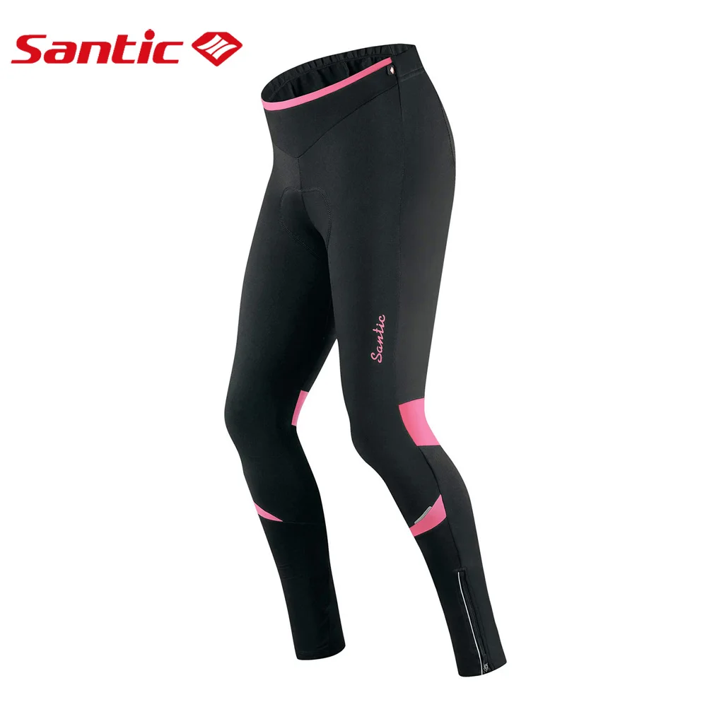 Pantaloni antivento da ciclismo Santic da donna con Leggings imbottiti in  pile per bicicletta imbottiti 4D pantaloni sportivi termici riflettenti per  bici da MTB|Cycling Pants| - AliExpress