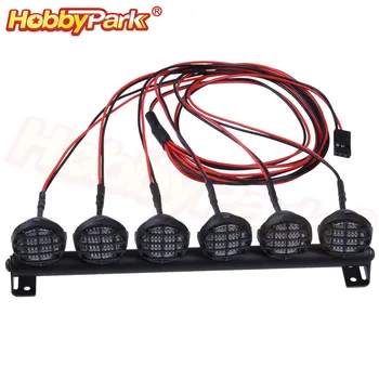 

Multi-Function LED Light Bar for 1/10 RC Crawler Truck Traxxas TRX-4 TRX4 Slash 2WD Axial SCX10 90046 Jeep Wrangler RC4WD D90