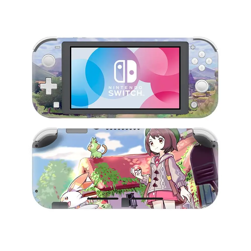 Покемон го Меч Щит кожи наклейка для nintendo Switch Lite консоль протектор мини nintendo Switch Lite стикер кожи