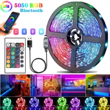 

LED Strip Light RGB 5050 5V USB Bluetooth Control Flexible Lamp Tape Ribbon Diode For Festival Room Luces Computer TV Desk led