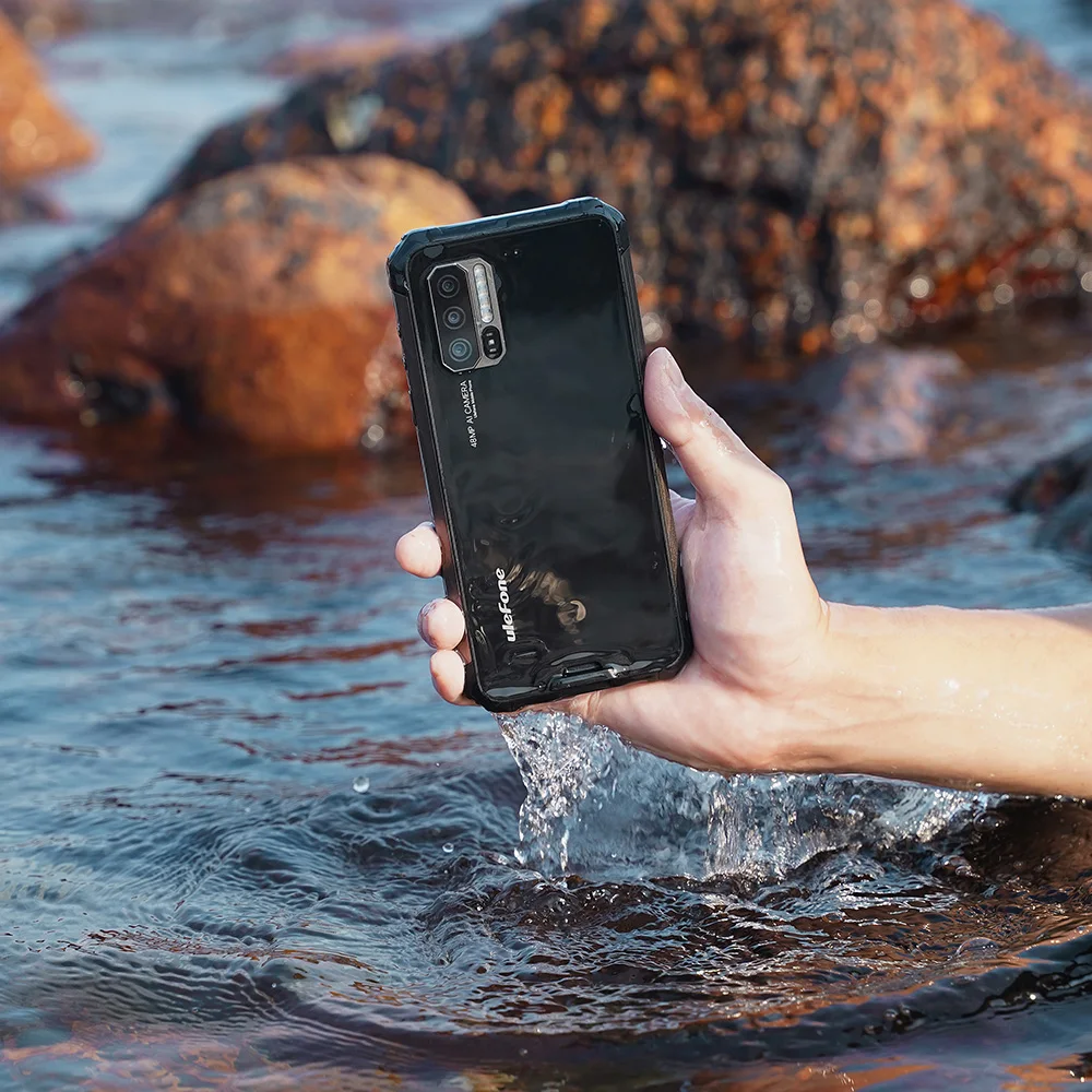  Ulefone Armor 7 Helio P90 Smartphone IP68 Octa Core 8GB+128GB Android 9.0 48MP 4G LTE Camera Rugged