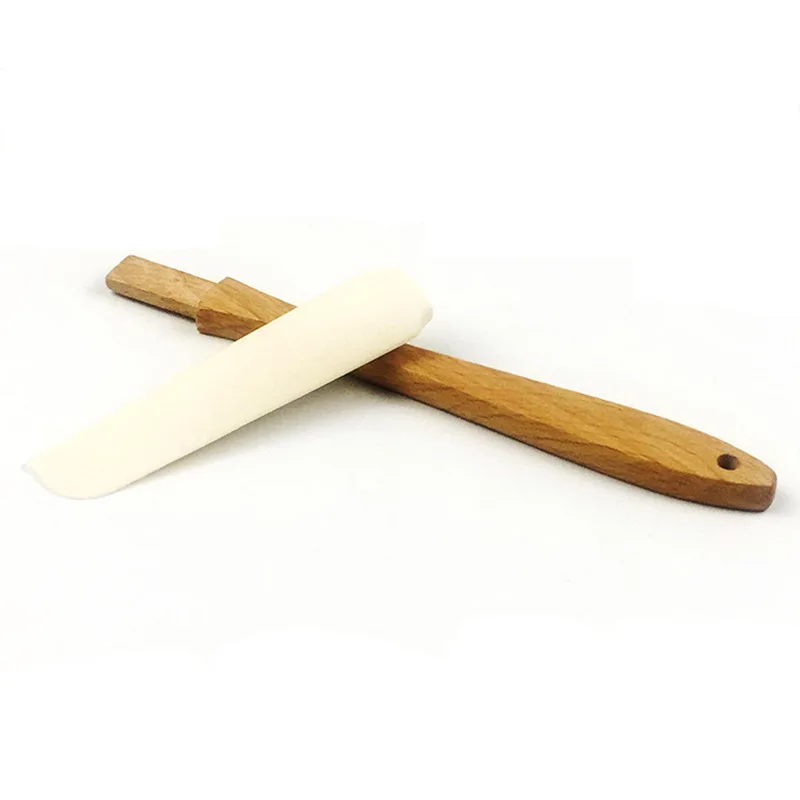 Cooking tools Silicone Cream Butter Cake Spatula With Wood Handle Mixing Batter Scraper Brush Butter Mixer Cake Brushes Baking